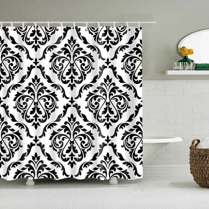 Waterproof Shower Curtain Mandala Flower Printed