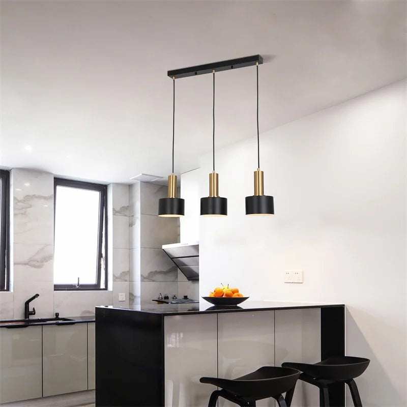 Black Led  Pendant Light Fixtures Vintage Chandelier