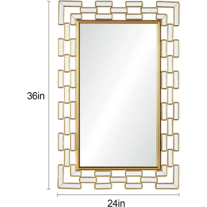 36 x 24 Inch Rectangular Decorative Mirror