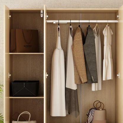 wardrobe Equipped with drawer hangers and shelves