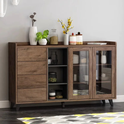 Buffet Sideboard Prefab Cabinets Storage Luxury Hutch Sideboard