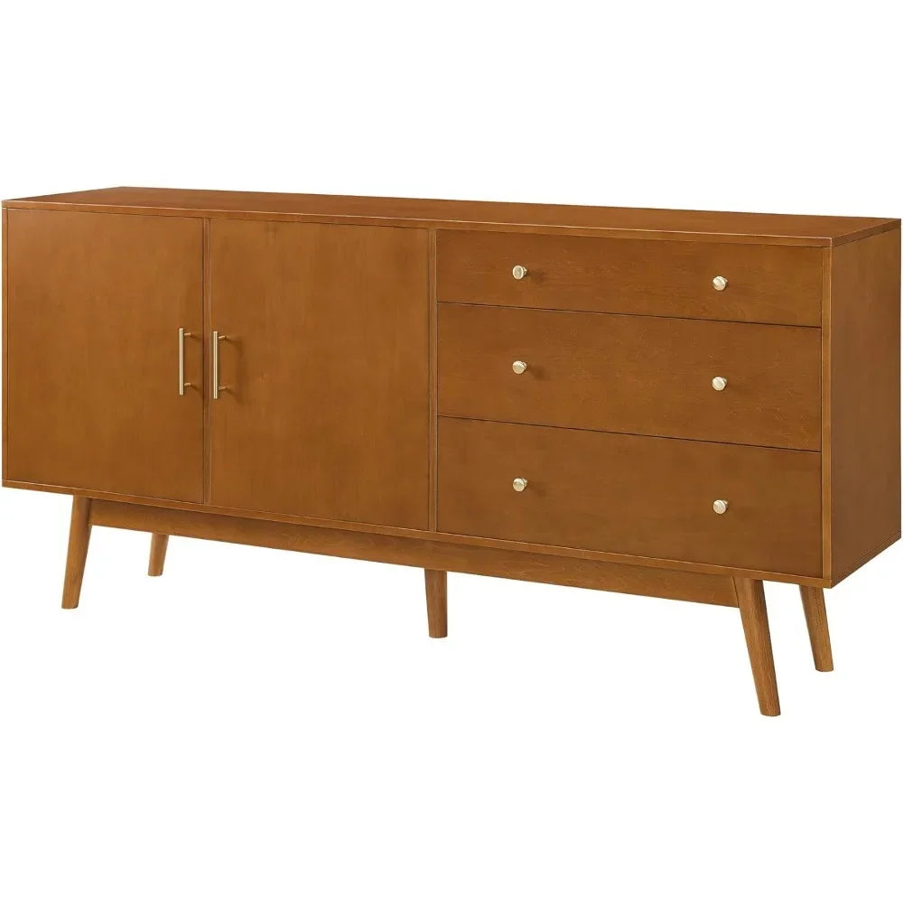 Walker Edison Mid-Century Modern Wood Buffet Sideboard