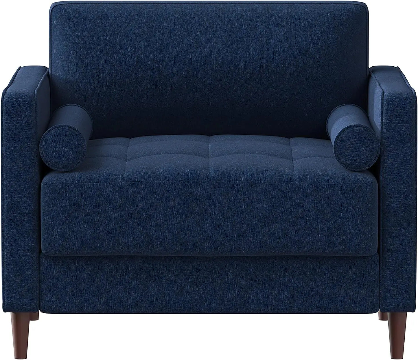 Arm Chair, 39.8" W x 31.1" D x 33.5" H, Navy Blue