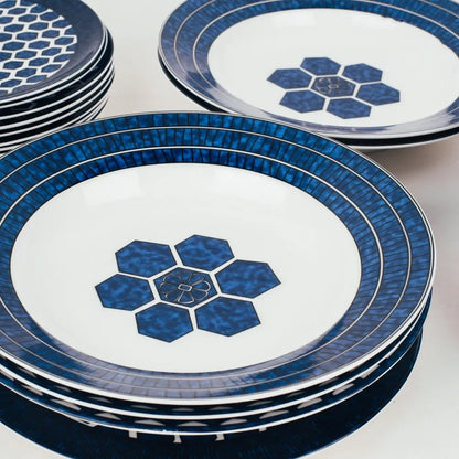 Exotic Blue Ceramic Dinnerware Set