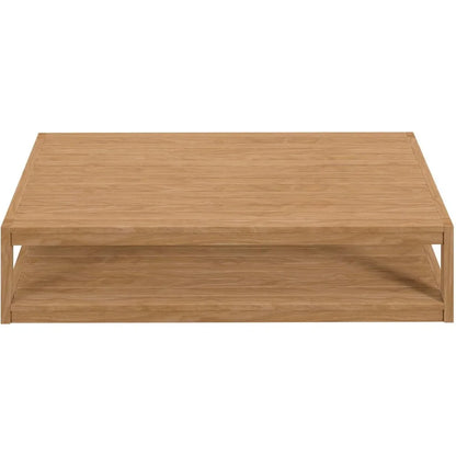 Carlsbad Teak Wood Coffee Table, Natural