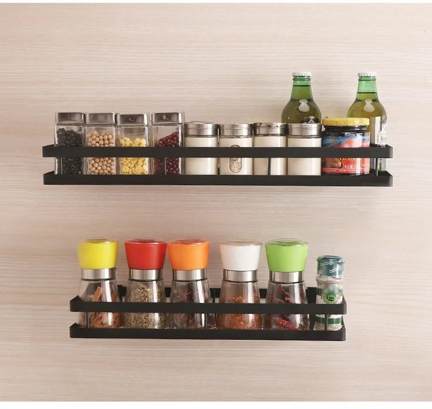 kitchen Organizer Wall Mount Bracket Holder for Spice