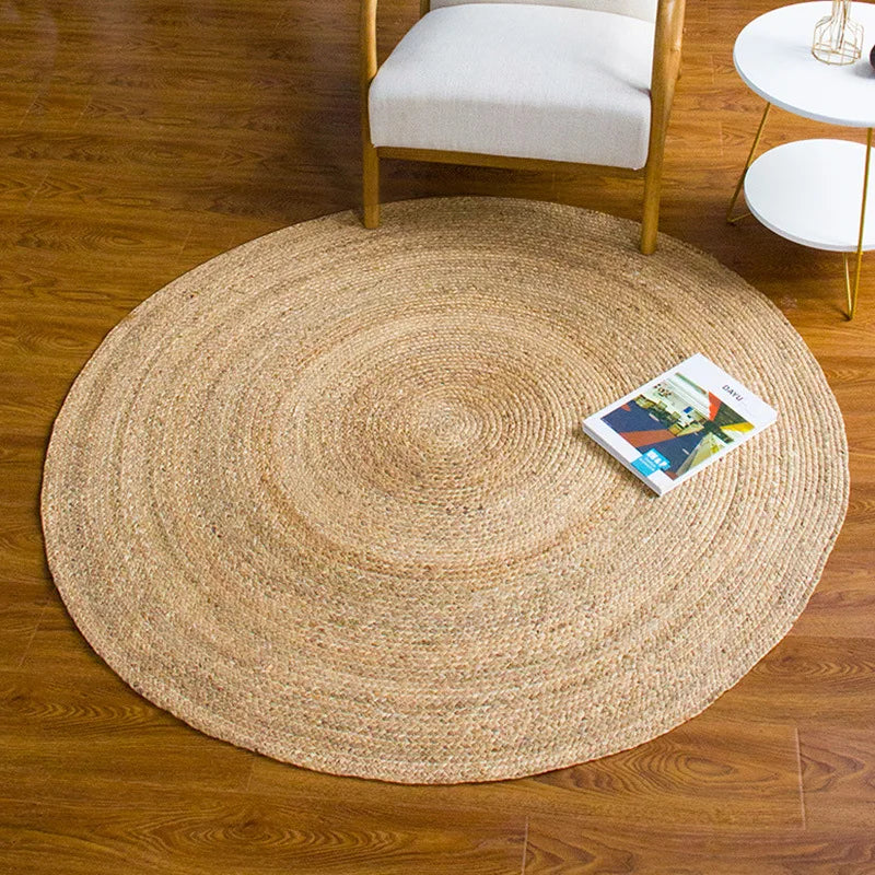 Rattan Round Carpets For Living Room