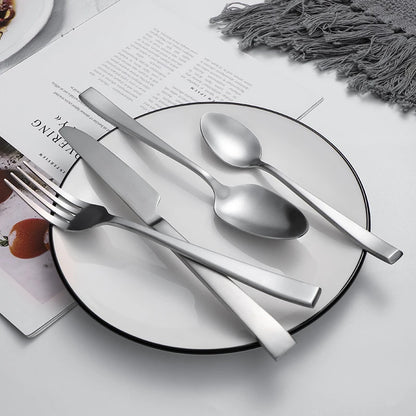 Matte Silver Flat Ware