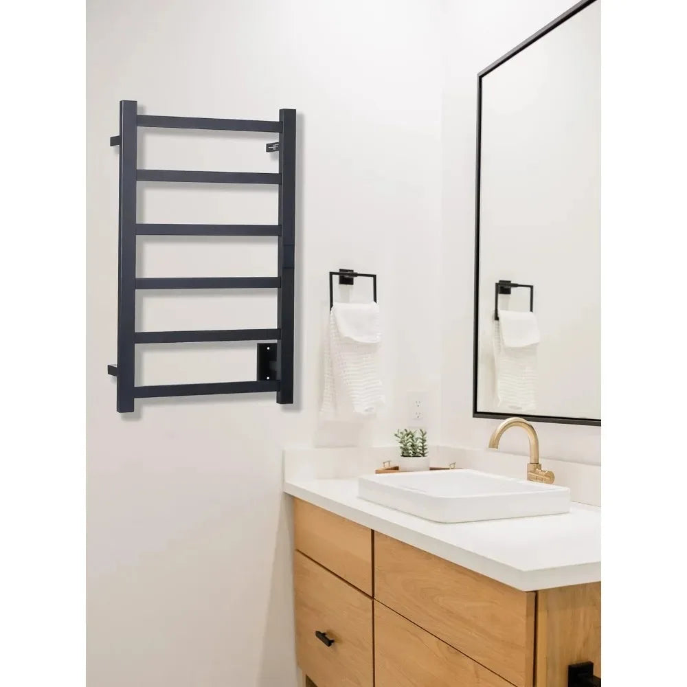 Electric Towel Warmer Super Thin with Timer Temperature Multi-Level Adjustments