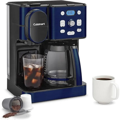 Cuisinart Coffee Maker, 12-Cup Glass Carafe, Automatic Hot & Iced Coffee Maker, Single Server Brewer,