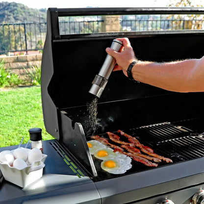 4-Burner Gas Outdoor Kitchen Island Grill & Storage Cabinets, 52000BTU Stainless Steel