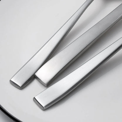 Matte Silver Flat Ware