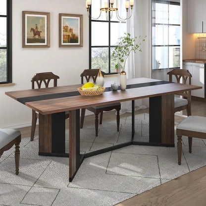 71In Large Rectangular Dining Table for 4 to 8 People