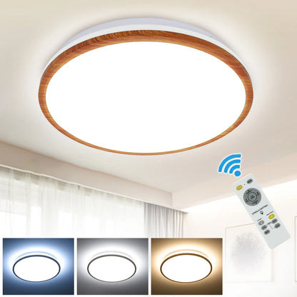 35W Dimmable LED Surface Mount Ceiling Light Round Modern 3 Color Changing