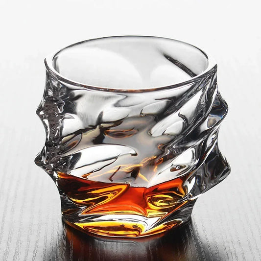 Square Crystal Whiskey Glass