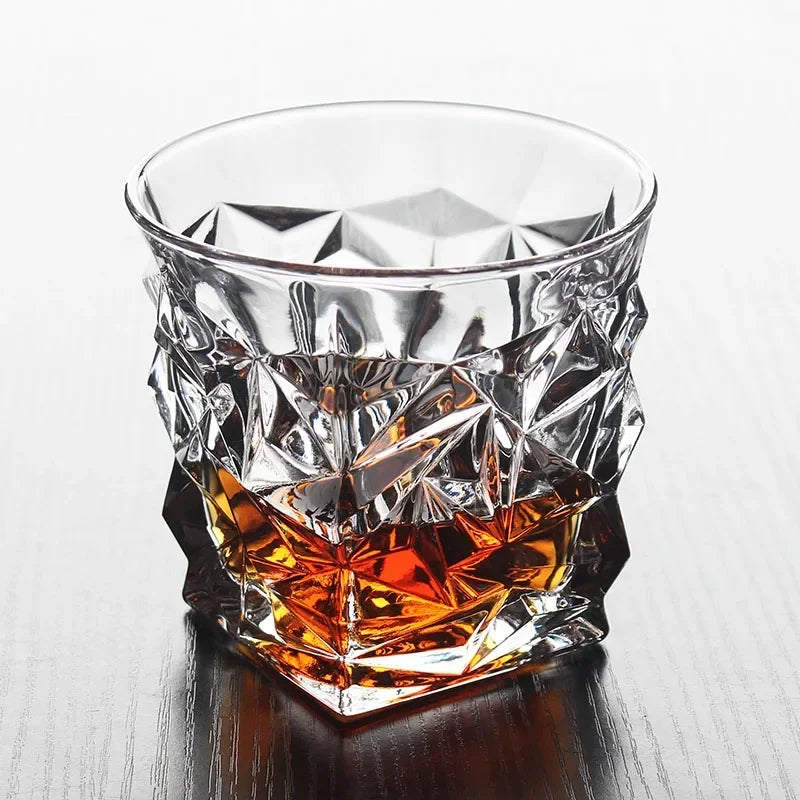 Square Crystal Whiskey Glass