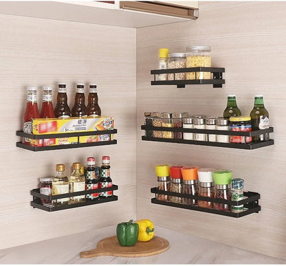 kitchen Organizer Wall Mount Bracket Holder for Spice