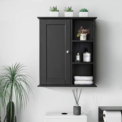 Bathroom Wall Mounted Storage Cabinet Wooden