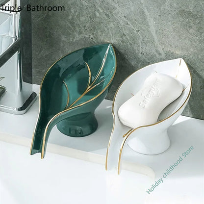 Ceramic Soap Dish Lightweight Luxury Drain