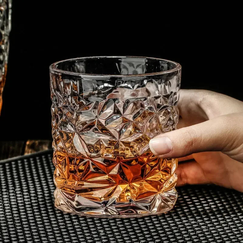 Square Crystal Whiskey Glass