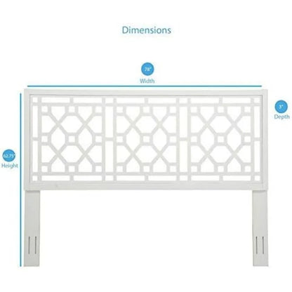 Thomas Chippendale Adjustable Height Headboard -