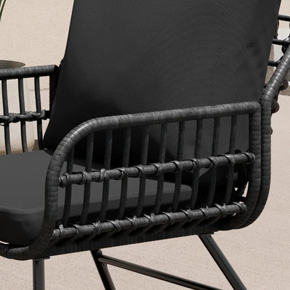 4-Piece Rattan Patio Furniture Set, All-Weather