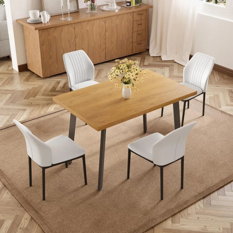 47" Dining Table Set for 4, Rectangular