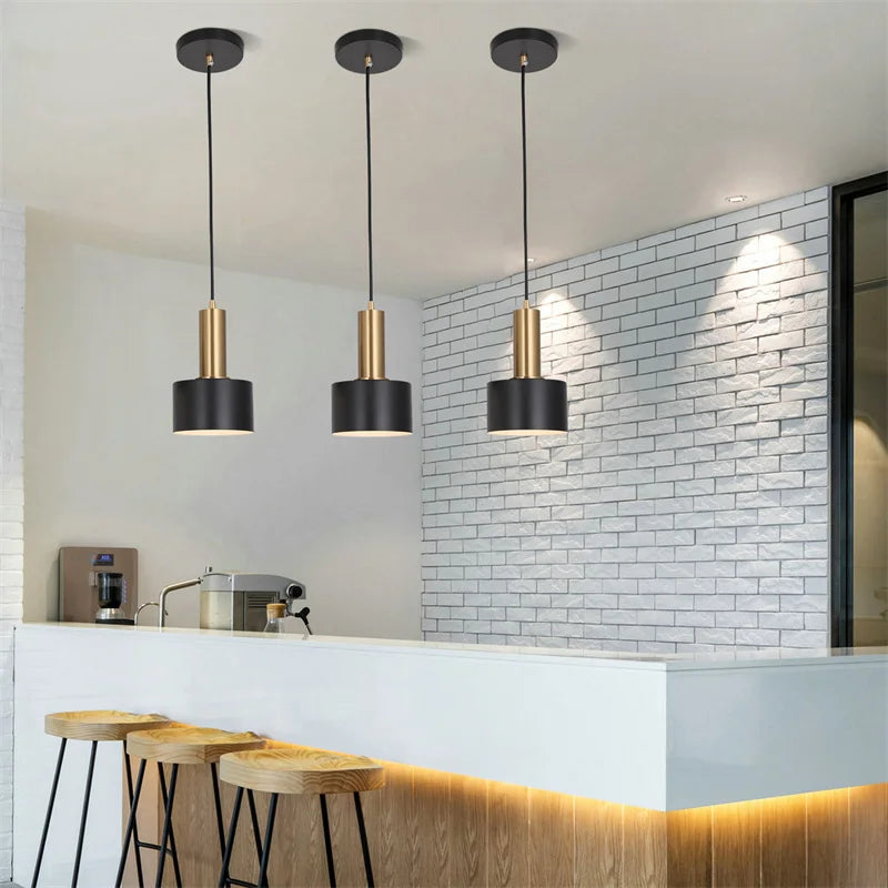 Black Led  Pendant Light Fixtures Vintage Chandelier