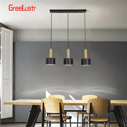 Black Led  Pendant Light Fixtures Vintage Chandelier