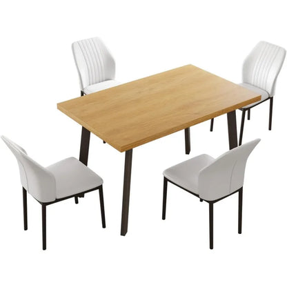 47" Dining Table Set for 4, Rectangular