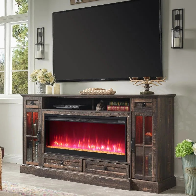 Fireplace TV Stand for 80 in TV