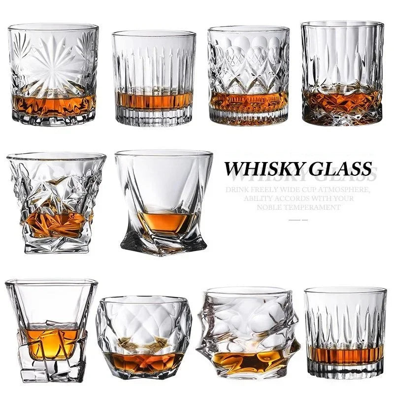 Square Crystal Whiskey Glass