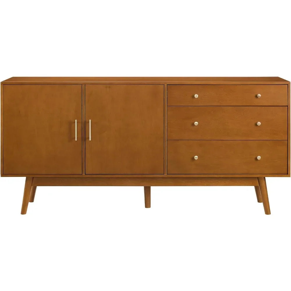 Walker Edison Mid-Century Modern Wood Buffet Sideboard